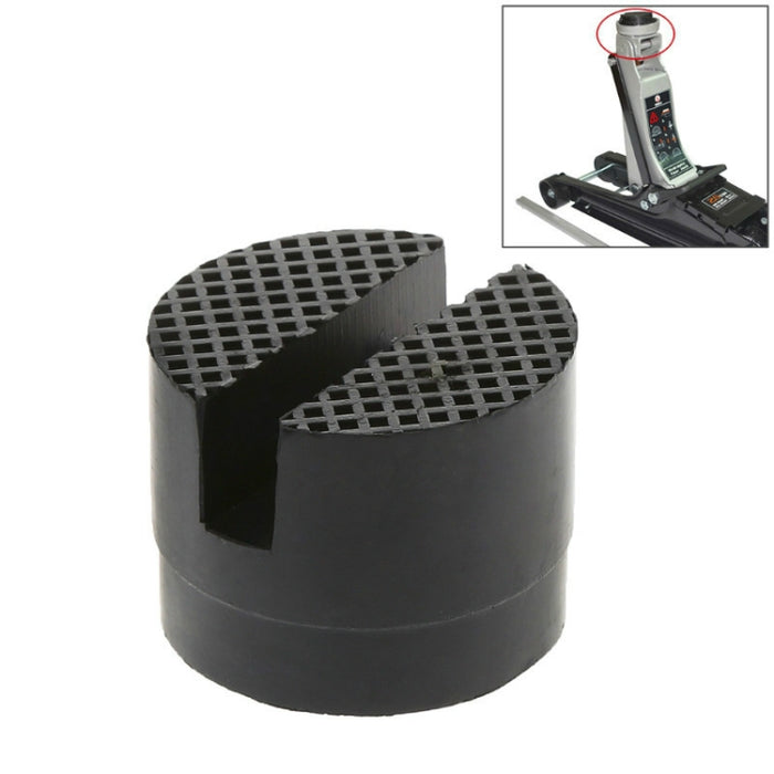 Floor Slotted Car Rubber Jack Pad Frame Protector Adapter Jacking Disk Pad Tool, Rubber Jack