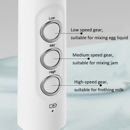 Whisk Household Electric Baking Mini Wireless Hand-Held Charging Stirrer Milk Frother