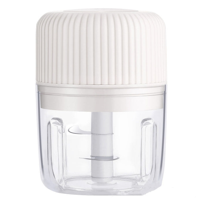 Household Vegetable Cutting Electric USB Garlic Masher Baby Mini Cooking Machine Baby Food Supplement Machine, 250ml, 100ml + 250ml, 100ml