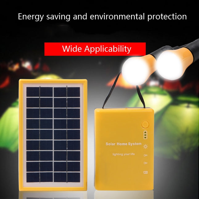3W Solar Small System Household Multifunctional Portable Emergency Light