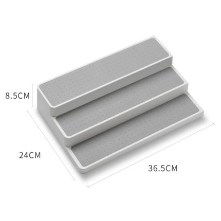 2pcs Three-Layer Stepped Seasoning Storage Rack Home Kitchen Storage Rack, Kitchen Storage Rack
