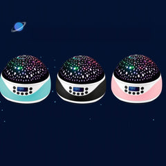 LED Starry Sky Light USB Remote Control Rotating Music Projector Lamp Romantic Starry Night Light