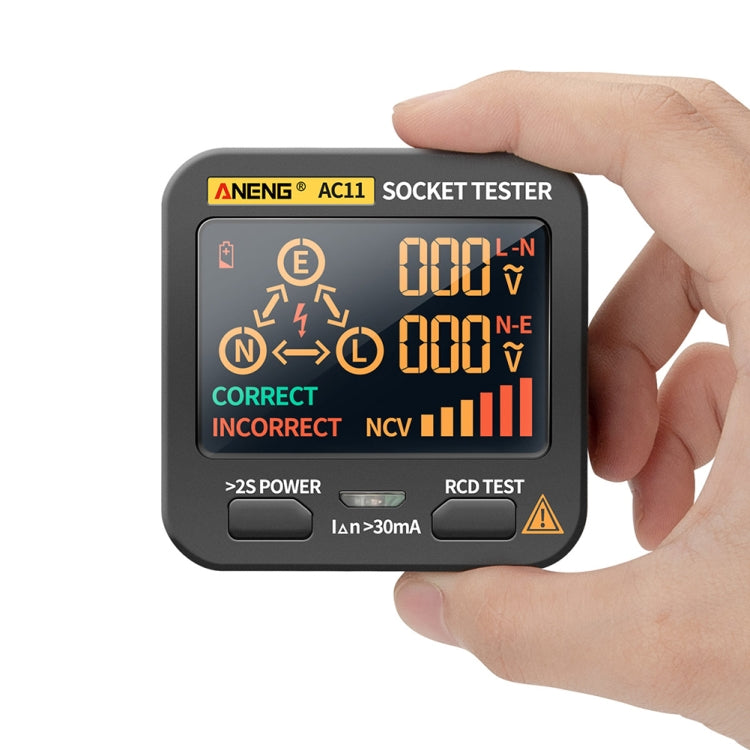 ANENG AC11 Multifunctional Digital Display Socket Tester Electrical Ground Wire Tester