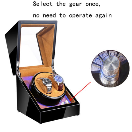Watch Shaker Automatic Mechanical Watch Rotating Motor Winding Box, US / EU / UK Plug