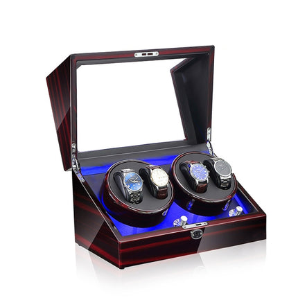 Electric Motor Rotating Watch Box Automatic Mechanical Watch Shaker, US / EU / UK Plug