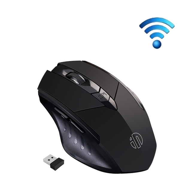 Inphic A1 6 Tasten 1000/1200/1600 DPI Home Gaming Kabellose mechanische Maus, Farbe: Grau Kabellos+Bluetooth 4.0+Bluetooth 5.0, Schwarz Kabelloses Aufladen Leise Version, Grau Kabelloses Aufladen Leise Version, Rot Kabelloses Aufladen Leise Version
