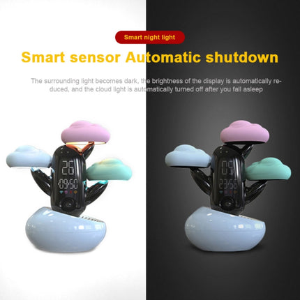 Cloud Weather Time Light Multifunctional Smart Induction Child Wake Up Alarm Clock