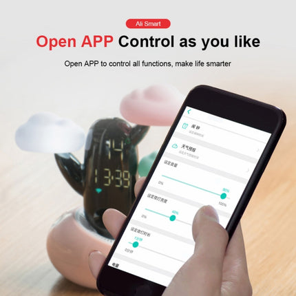 Cloud Weather Time Light Multifunctional Smart Induction Child Wake Up Alarm Clock