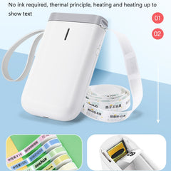 JingChen D11 Thermal Label Printer Bluetooth Handheld Portable Sticker Mobile Phone Printer, D11 White Standard, D11 Pink Standard, D11 Green Standard, D11+1 Roll White Label, D11+3 Rolls White Label, D11+5 Rolls White Label, D11+10 Rolls White Label