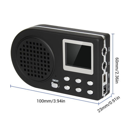 Outdoor Electronic Bird Caller Player MP3 With Wireless Remote Control, US Plug, EU Plug