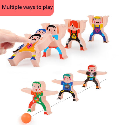 Children Parent-Child Stacking Block Game Balance Acrobatic Troupe Decompression Toy, Hercules, (Clown