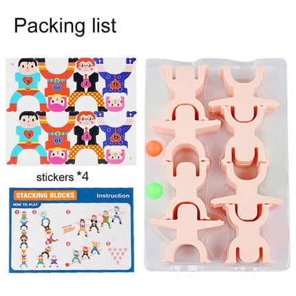 Children Parent-Child Stacking Block Game Balance Acrobatic Troupe Decompression Toy, Hercules, (Clown