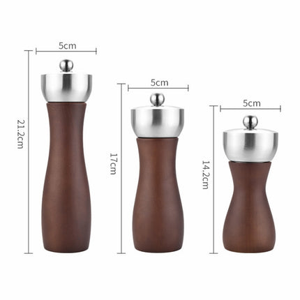 Beech 304 Stainless Steel Manual Pepper Grinder Ceramic Core Pepper Grinder, Specification: 8 Inch 2pcs (Color Box), Style 5, 5 inch, Style 5, 6 inch, Style 5, 8 inch, Style 5, 8 inch 2pcs