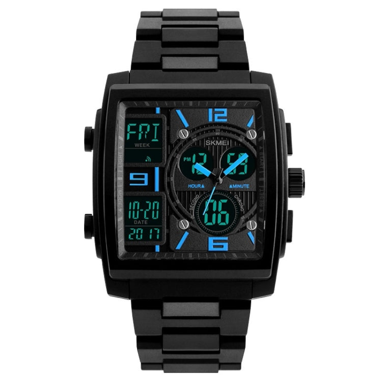 SKMEI 1274  Men Fashion Electronic Watch Multifunctional Outdoor Sports Watch, Red, Blue, Black, Golden