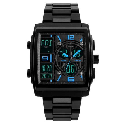 SKMEI 1274  Men Fashion Electronic Watch Multifunctional Outdoor Sports Watch, Red, Blue, Black, Golden