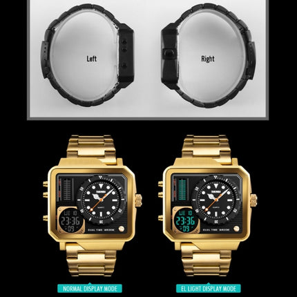 SKMEI 1392 Multi-Function Outdoor Sports Watch Business Double Display Waterproof Electronic Watch