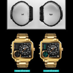 SKMEI 1392 Multi-Function Outdoor Sports Watch Business Double Display Waterproof Electronic Watch