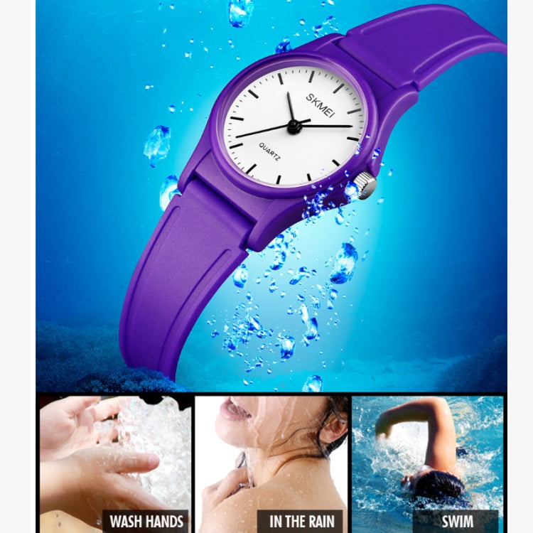 SKMEI 1401 Children Waterproof Watch Student Sports Watch, Purple, Black, Pink, Pink Blue, Rose Red, ArmyGreen