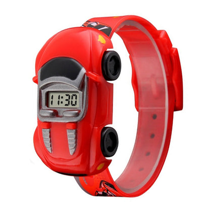 SKMEI 1241 Fashion Cute Cartoon Car Children Digital Watch, Yellow, Red, Blue, Black, Light Blue