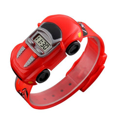 SKMEI 1241 Fashion Cute Cartoon Car Children Digital Watch