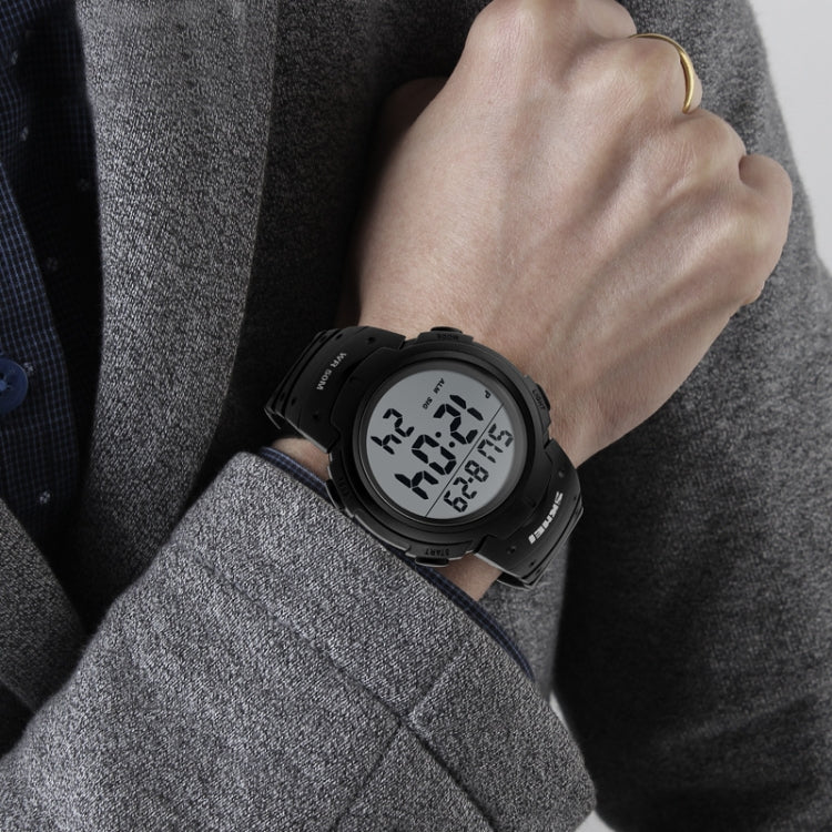 SKMEI 1068 Men Waterproof Outdoor Sports Digital Watch Student Fashion Watch