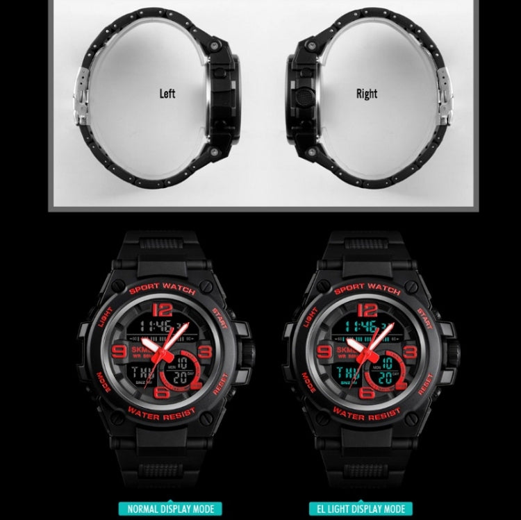 SKMEI 1452 Outdoor Sports Electronic Watch Multifunctional Waterproof Watch, Red, Blue, Black, Golden, Apricot, ArmyGreen