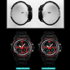SKMEI 1452 Outdoor Sports Electronic Watch Multifunctional Waterproof Watch, Red, Blue, Black, Golden, Apricot, ArmyGreen