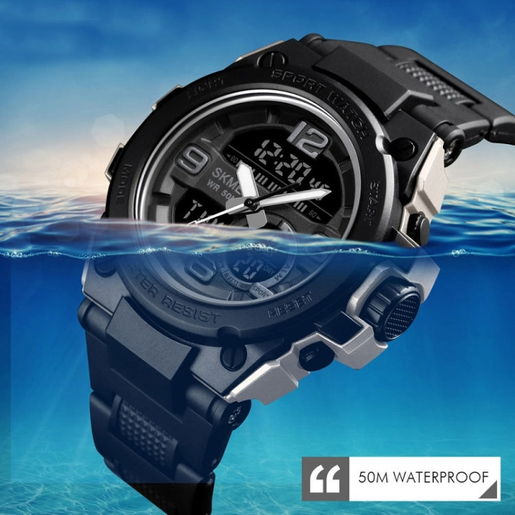 SKMEI 1452 Outdoor Sports Electronic Watch Multifunctional Waterproof Watch, Red, Blue, Black, Golden, Apricot, ArmyGreen