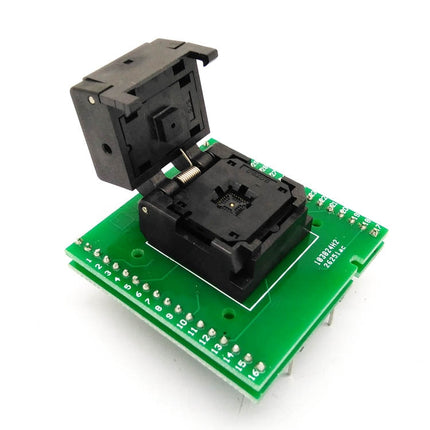 QFN32-0.5 Burning Seat Chip Test Seat Flip Shrapnel Double-Layer Board Programming Seat, QFN32-0.5