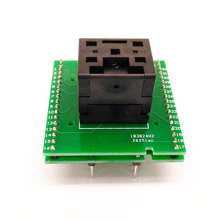 QFN32-0.5 Burning Seat Chip Test Seat Flip Shrapnel Double-Layer Board Programming Seat, QFN32-0.5