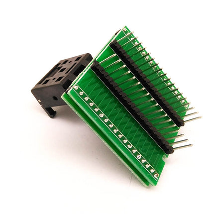 QFN32-0.5 Burning Seat Chip Test Seat Flip Shrapnel Double-Layer Board Programming Seat, QFN32-0.5