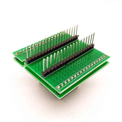 QFN32-0.5 Burning Seat Chip Test Seat Flip Shrapnel Double-Layer Board Programming Seat, QFN32-0.5