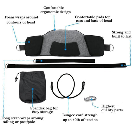 Fashion Portable Neck Pain Relief Relaxing Hammock Neck Massager Foam Napping Sleeping Pillow Cushion for Home Office
