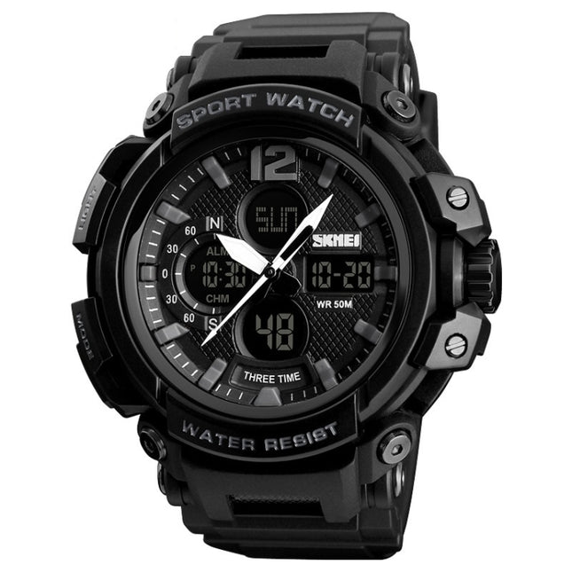 SKMEI 1343 Men Outdoor Sports Waterproof Watch Student Digital Watch