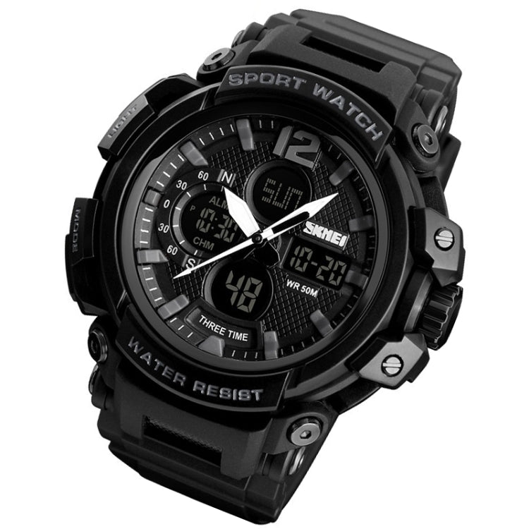 SKMEI 1343 Men Outdoor Sports Waterproof Watch Student Digital Watch, Black, Blue Black, Blue Red, Red Black, ArmyGreen, Khaki