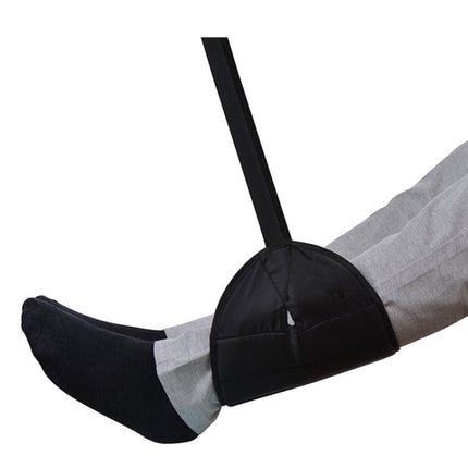 Portable Mini Foot Rest Hammock for Office Home Chair, Black