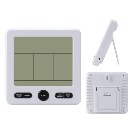 Three Dragged Multi-Function Wireless Thermometer And Hygrometer Indoor And Outdoor High-Precision Thermometer With Color Alarm, Wireless Thermometer