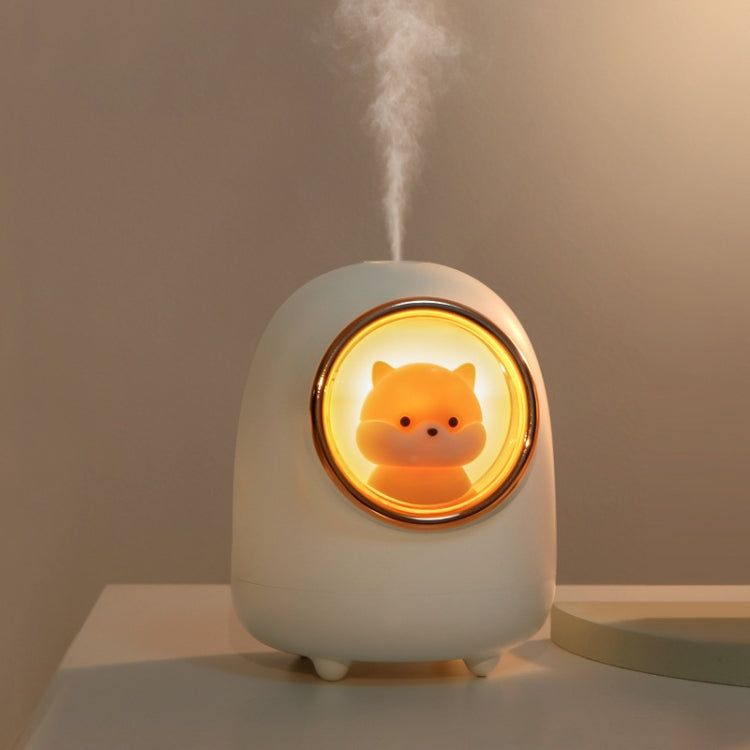 Cartoon Space Capsule Car Portable Cute Pet Desktop Humidifier, M08 USB Charging Type, M08 Battery Type