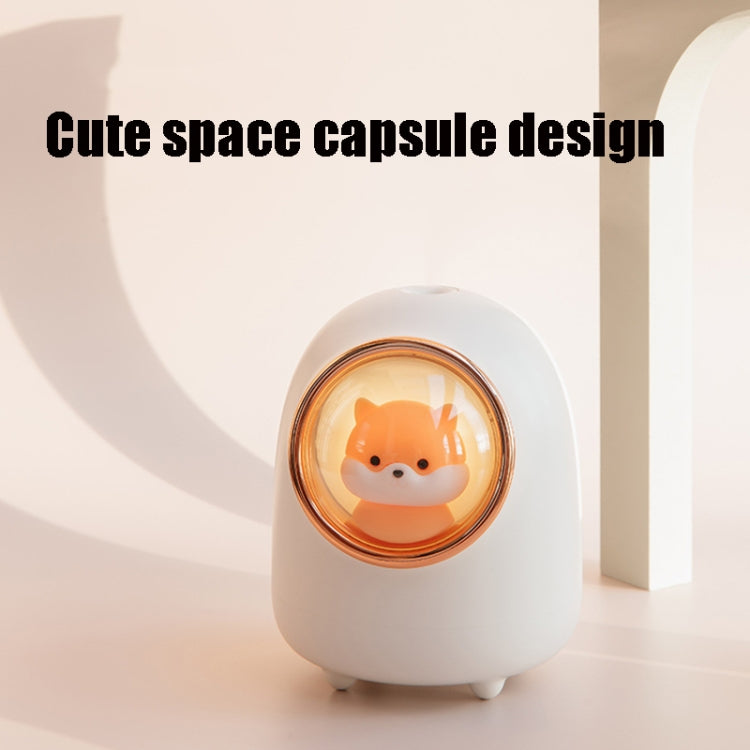 Cartoon Space Capsule Car Portable Cute Pet Desktop Humidifier, M08 USB Charging Type, M08 Battery Type