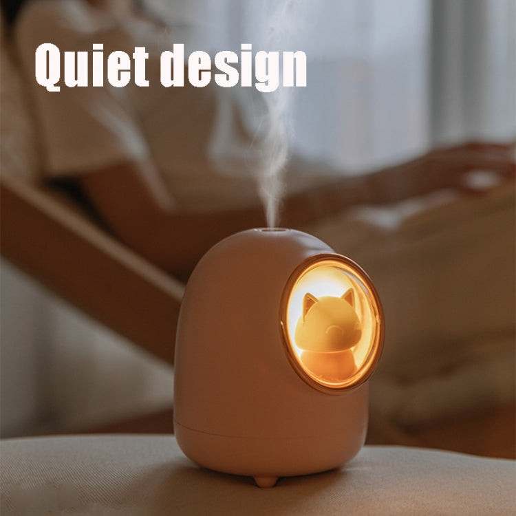 Cartoon Space Capsule Car Portable Cute Pet Desktop Humidifier, M08 USB Charging Type, M08 Battery Type