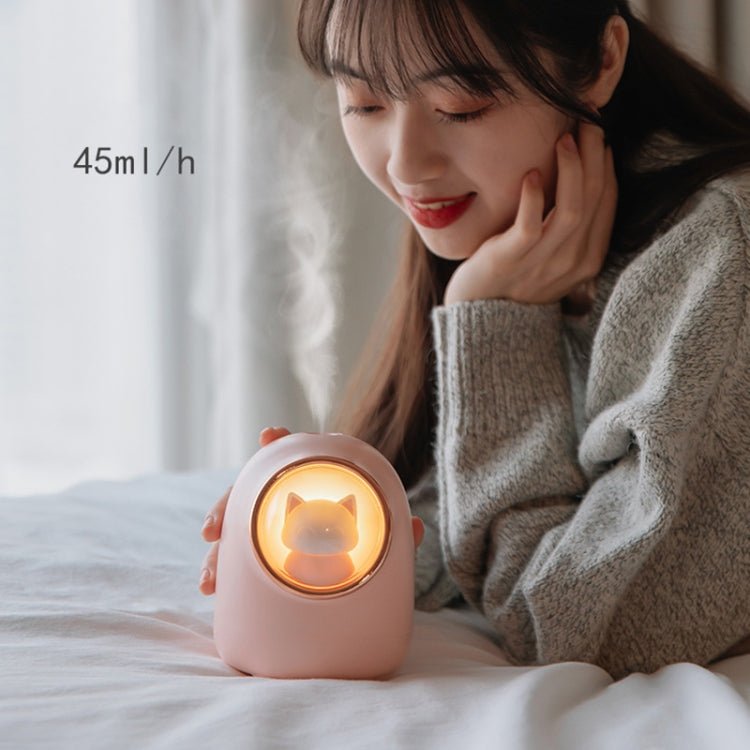 Cartoon Space Capsule Car Portable Cute Pet Desktop Humidifier, M08 USB Charging Type, M08 Battery Type