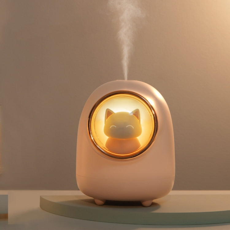 Cartoon Space Capsule Car Portable Cute Pet Desktop Humidifier, M08 USB Charging Type, M08 Battery Type