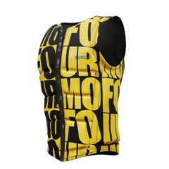 HiSEA L001 Letter Printing Super Elastic Buoyancy Surf Vest Professional Life Jacket