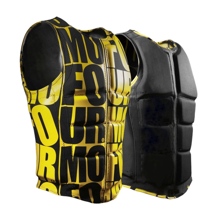 HiSEA L001 Letter Printing Super Elastic Buoyancy Surf Vest Professional Life Jacket