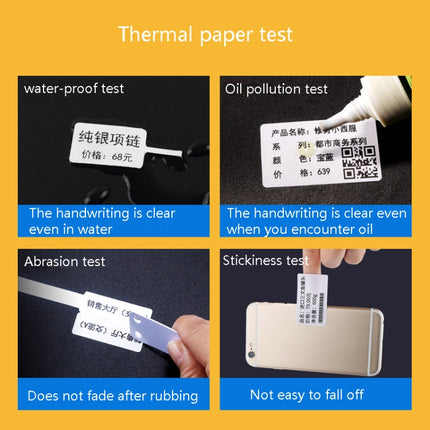 Thermal Label Paper Self-Adhesive Paper Fixed Asset Food Clothing Tag Price Tag for NIIMBOT B11 / B3S, 30x20mm 320 Sheets, 30x30mm 230 Sheets, 30x40mm 180 Sheets, 40x20mm 320 Sheets, 40x30mm 230 Sheets, 40x80mm 95 Sheets, 45x15mm 460 Sheets            ...
