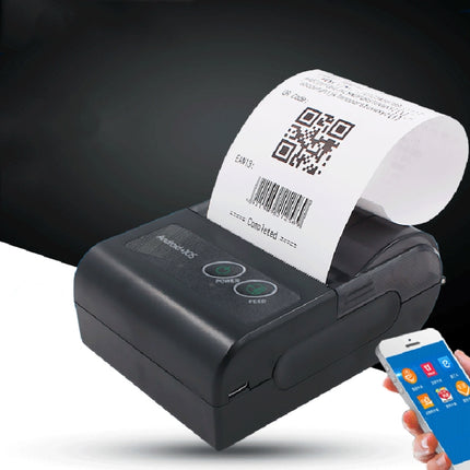 58HB6 Portable Bluetooth Thermal Printer Label Takeaway Receipt Machine, Supports Multi-Language & Symbol/Picture Printing, US Plug (English ), EU Plug (English ), EU Plug (Brazilian Portuguese ), UK Plug (English), US Plug (Traditional Chinese)�������...