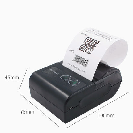 58HB6 Portable Bluetooth Thermal Printer Label Takeaway Receipt Machine, Supports Multi-Language & Symbol/Picture Printing, US Plug (English ), EU Plug (English ), EU Plug (Brazilian Portuguese ), UK Plug (English), US Plug (Traditional Chinese)�������...