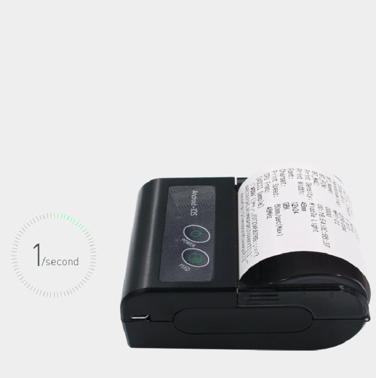 58HB6 Portable Bluetooth Thermal Printer Label Takeaway Receipt Machine, Supports Multi-Language & Symbol/Picture Printing, US Plug (English ), EU Plug (English ), EU Plug (Brazilian Portuguese ), UK Plug (English), US Plug (Traditional Chinese)�������...