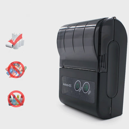58HB6 Portable Bluetooth Thermal Printer Label Takeaway Receipt Machine, Supports Multi-Language & Symbol/Picture Printing, US Plug (English ), EU Plug (English ), EU Plug (Brazilian Portuguese ), UK Plug (English), US Plug (Traditional Chinese)�������...