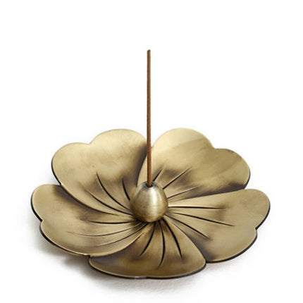 Household Bedroom Alloy sandalwood Furnace Creative Antique Line Incense Burner Incense Holder, Drop Shape, Gourd